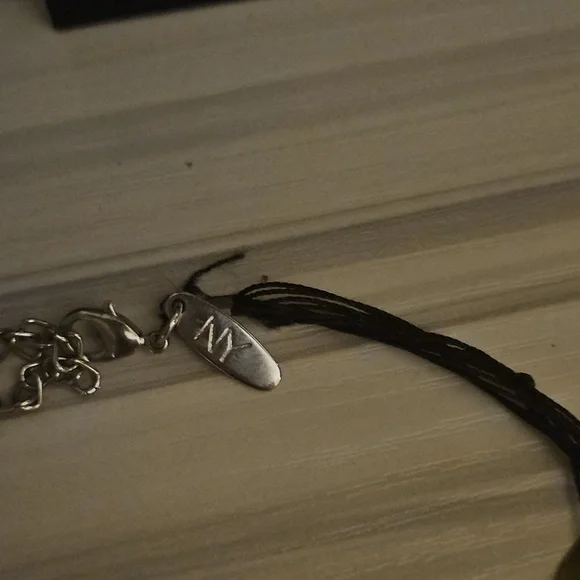 Multi Disk Layered Choker Necklace - Picture 4 of 5